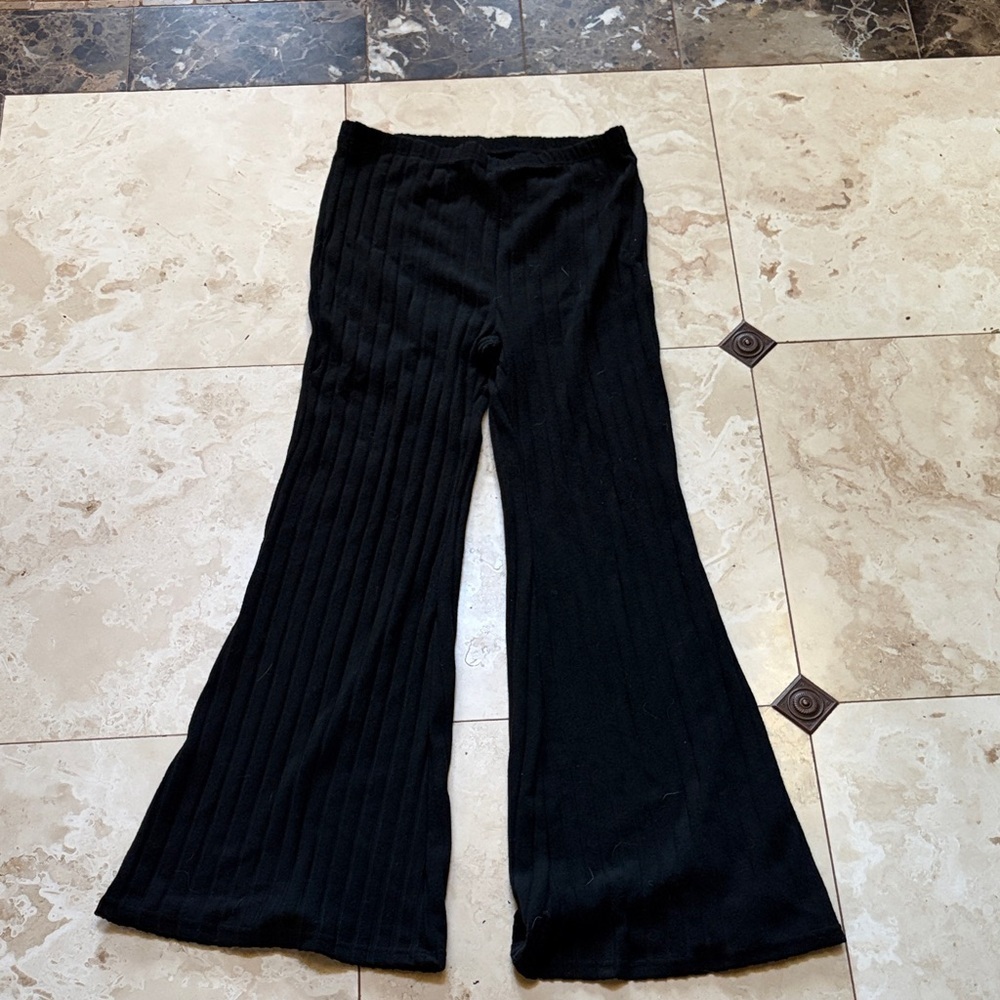 Source Unknown Black Wide Leg Pants